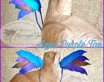 Feather Bird Wings Small Adult Fairy Wings or Child Halloween Costume Dress up Faire Festival Bridal Wedding Cosplay Convention