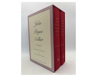 John Payne Collier 2 Volume HC Box Set Scholarship Forgery 19th Century 2004