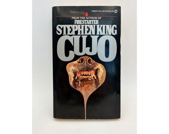 Cujo Stephen King First Print Signet Mass Market Paperback 1982