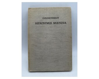 Hieronymus Muenzer und Seine Bibliothek EP Goldschmidt Warburg Hardcover 1938