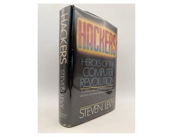 Hackers Heroes of the Computer Revolution Steven Levy 1984 First Edition HC DJ