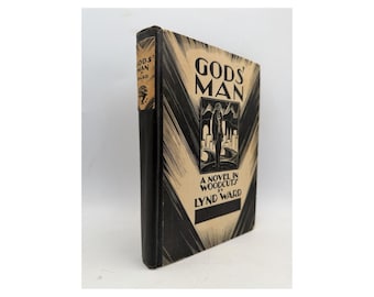 Gods Man Lynd Ward 1930 3rd Printing Hardcover Wordless Graphic Novel Woodcuts