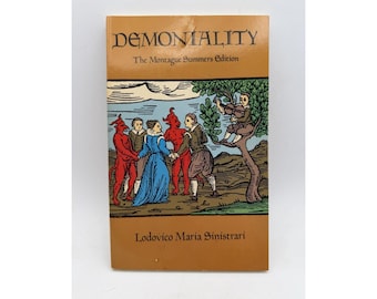Demoniality by Lodovico Maria Sinistrari Dover 1989 Trade Paperback