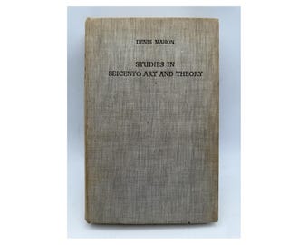 Studies In Seicento Art and Theory Denis Mahon First Edition Warburg 1947 HC