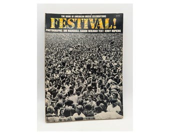 Festival The Book of American Music Celebrations Paperback Hopkins Marshall 1970