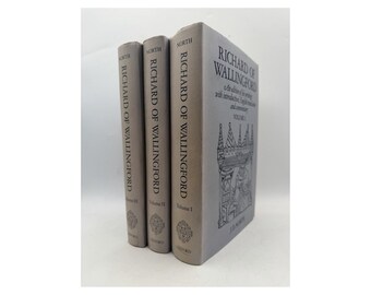 Richard of Wallingford 3 Volume Set J D North Oxford Hardcover DJ 1976