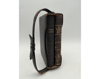 Proper Lessons and Cathedral Prayer Book Small Leather Slipcase Set 1800s Oxford