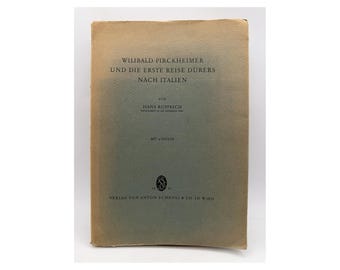 Wilibald Pirckheimer und die erste Reise Dürers nach Italien 1930 Durer Prints