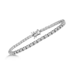 4 CT Diamond 14k Gold Tennis Bracelet, Tennis Diamond Bracelet, Gold Tennis Bracelet, IGI Certified Bracelet, Infinity Bracelet