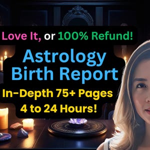 Astrology Reading Birth Chart Reading – In Depth Natal Astrology | Custom Birth Chart Report Zodiac Horoscope Readings | Future Prediction