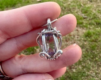 Sterling Silber Fancy Cut Ametrin Anhänger