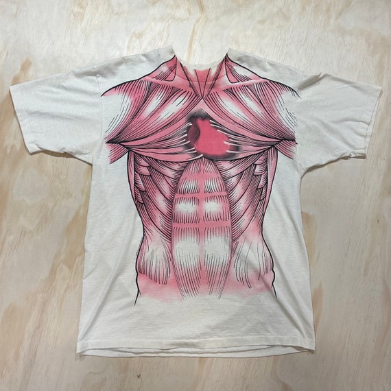VTG 1990s Nuromax muscle promo t-shirt - image 1