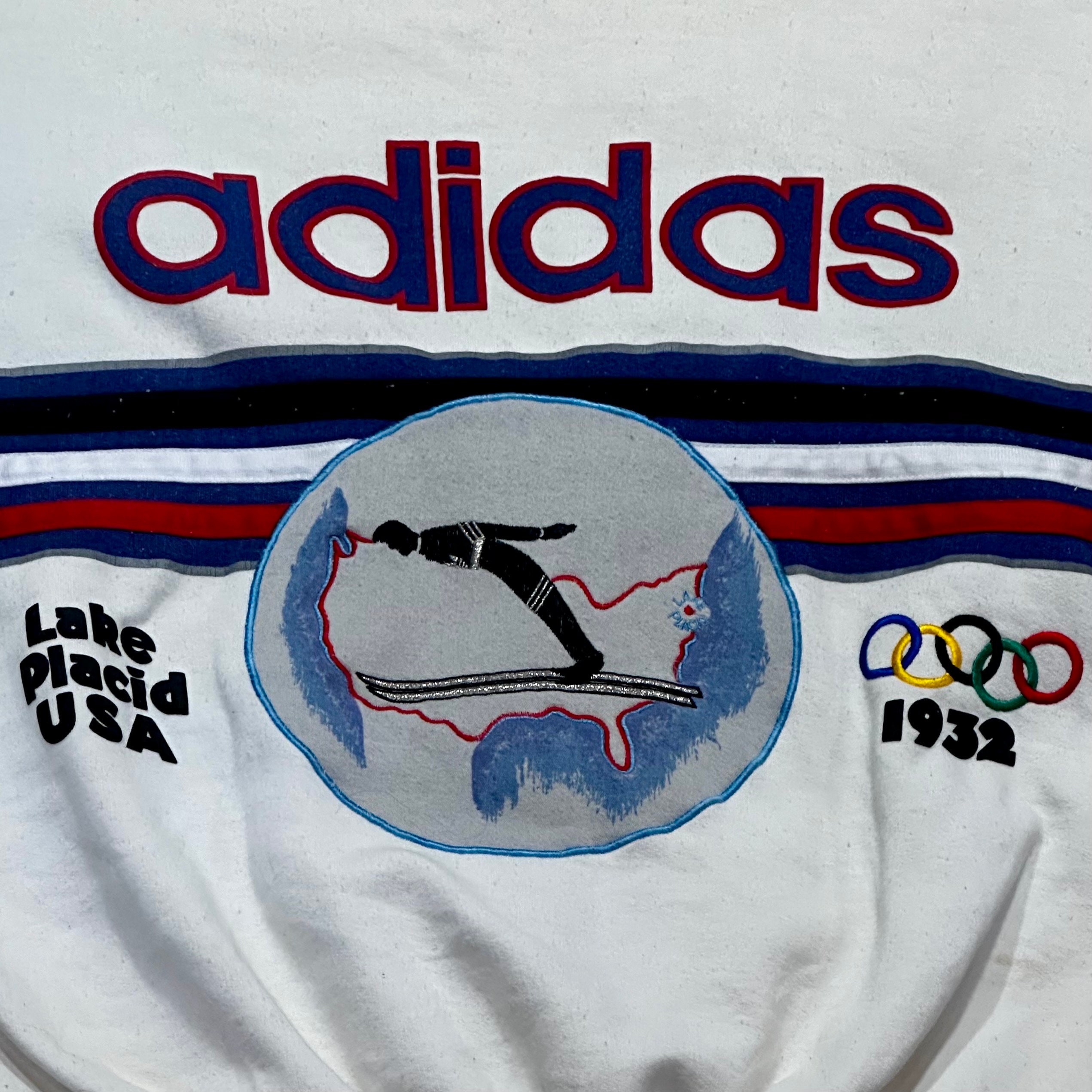 VTG 80's Adidas Lake Placid 1980s Olympic Games Sweatshirt