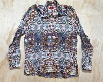 VTG Christian Lacroix Button up Shirt • Abstract design