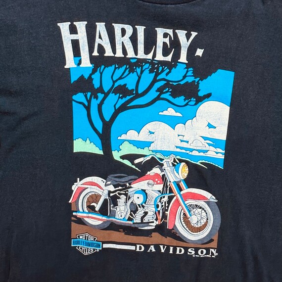 VTG Rare 1991 Vintage Harley Davidson Downtown Se… - image 2