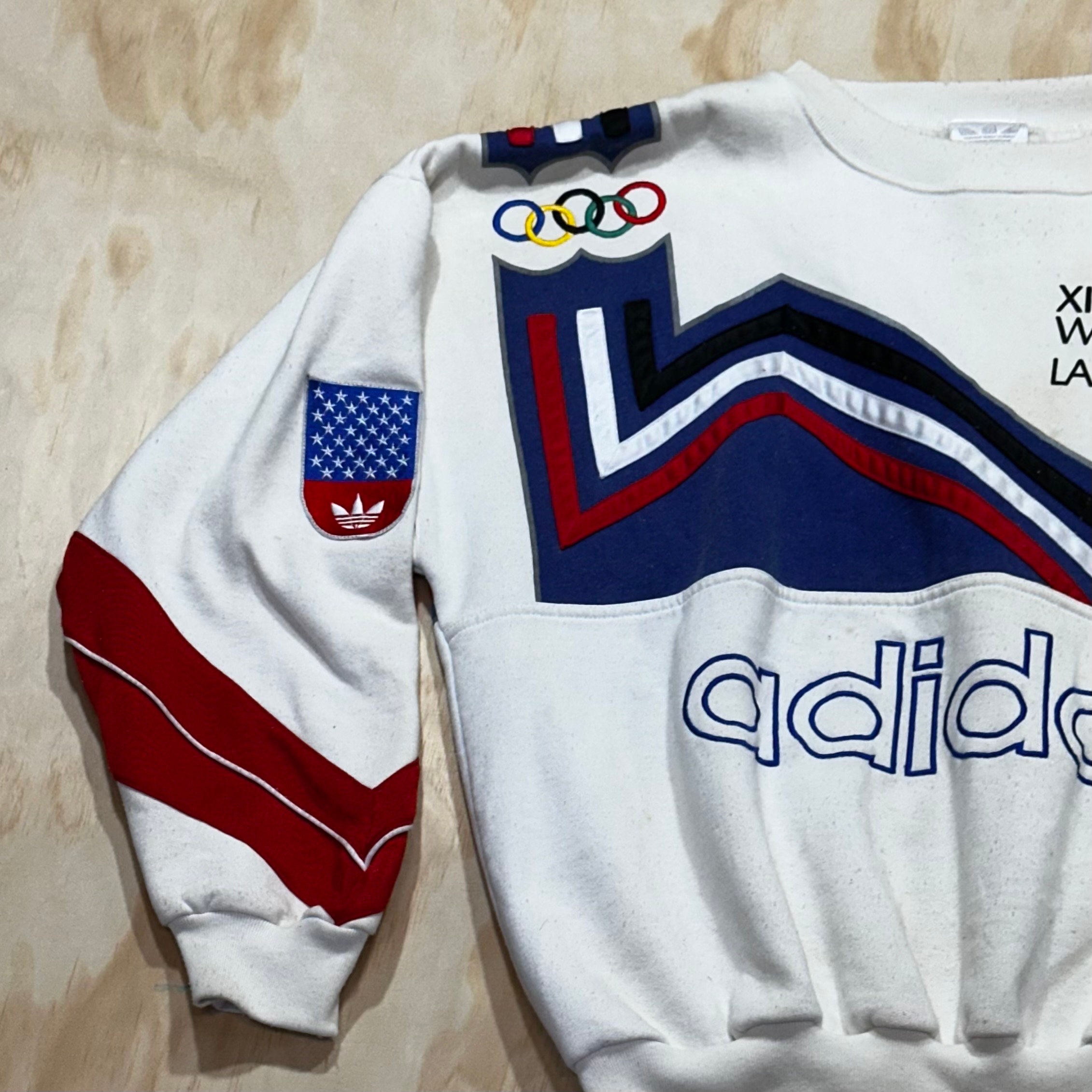 VTG 80's Adidas Lake Placid 1980s Olympic Games Sweatshirt