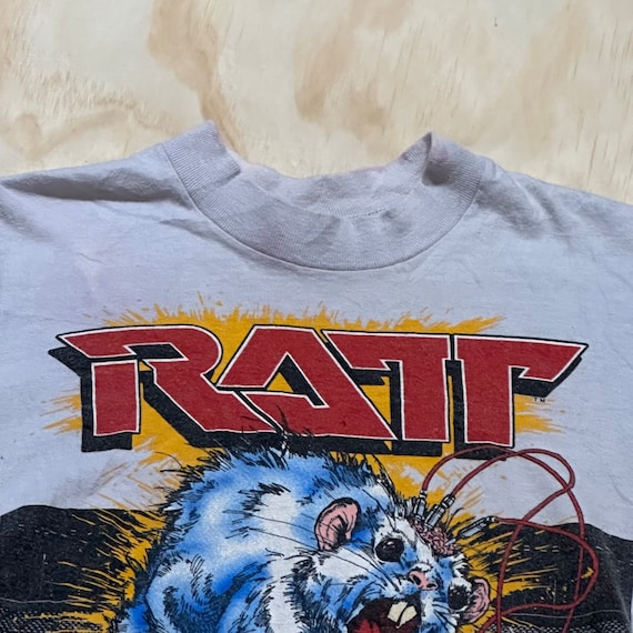 VTG 1984 RARE Ratt N Roll Out Of The Cellar Mikey… - image 3