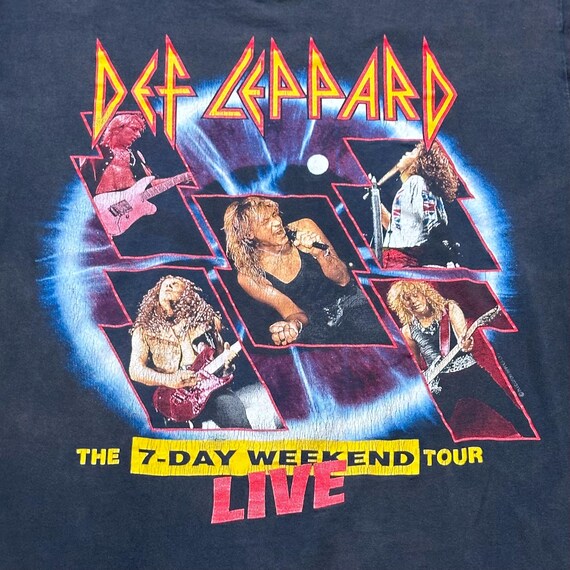 デフ・レパードの「The 7-Day Weekend Tour」 Def Leppard The7-DayWeekend Tour Live T 【公式通販】