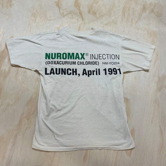 VTG 1990s Nuromax muscle promo t-shirt - image 6