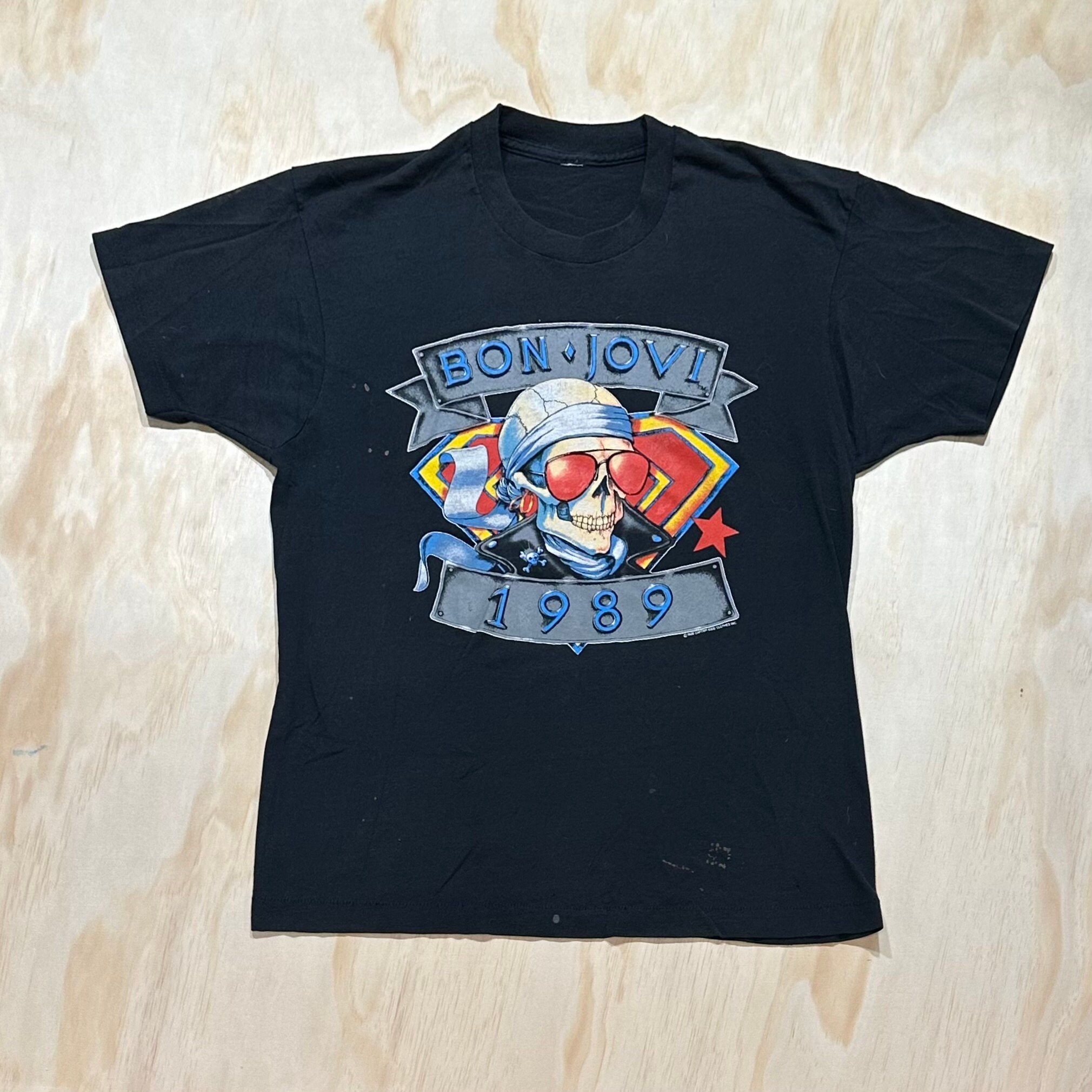Bon Jovi T Shirt 1989 - Etsy