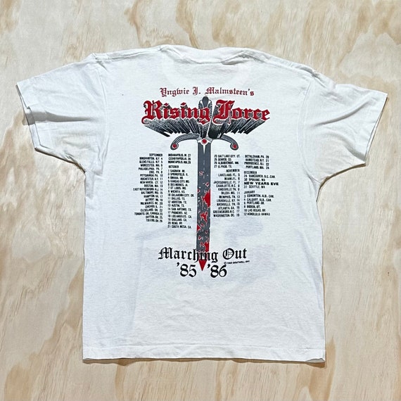 VTG 1985 Yngwie Malmsteen Rising Force tour shirt - image 8