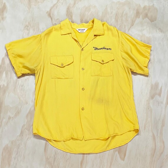 VTG 50s Rockabilly Bowling Shirt • Nat Nast • American Legion Post 