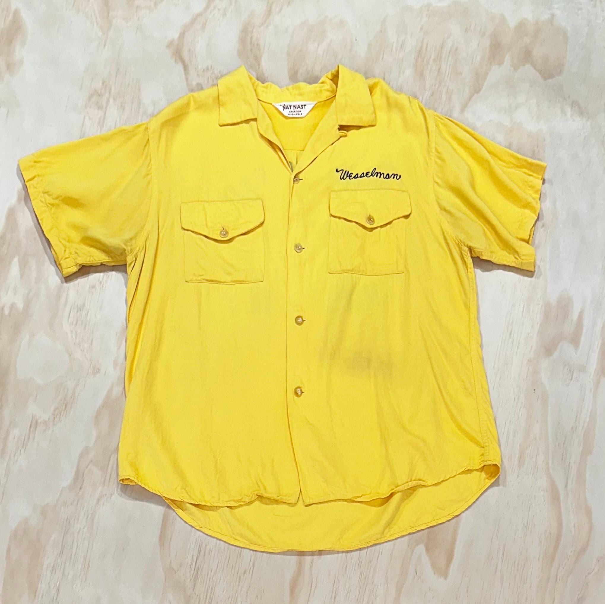 VTG 50s Rockabilly Bowling Shirt • Nat Nast • American Legion Post 