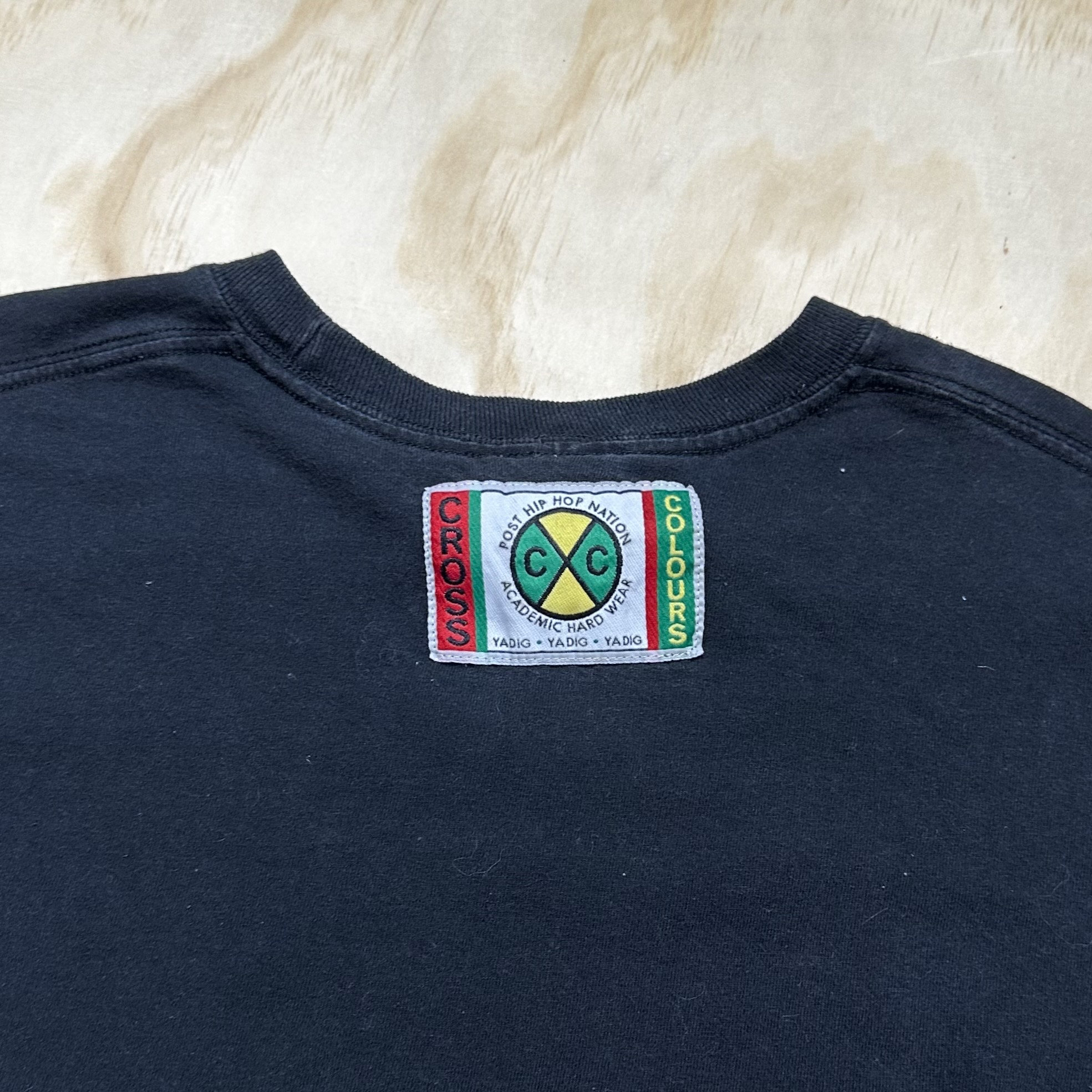 Cross Colours TLC 1992 Spellout Graphic Long Sleeve T-Shirt