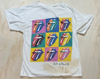VTG 1989 Rolling Stones Steel Wheels tour t-shirt