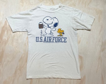 VTG U.S Air Force Peanuts Characters t-shirt