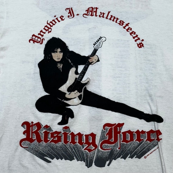 VTG 1985 Yngwie Malmsteen Rising Force tour shirt - image 2