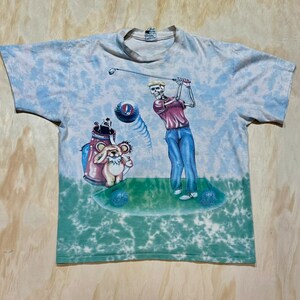 VTG 90年代 グレイトフル・デッド タイダイシャツ - オールオーバープリント - シングルステッチ - 1994年