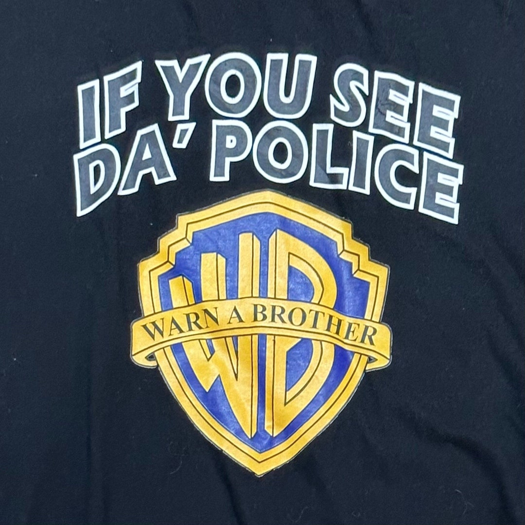 If You See Da Police Warn A Brother Funny Graphic Tshirt Etsy Canada