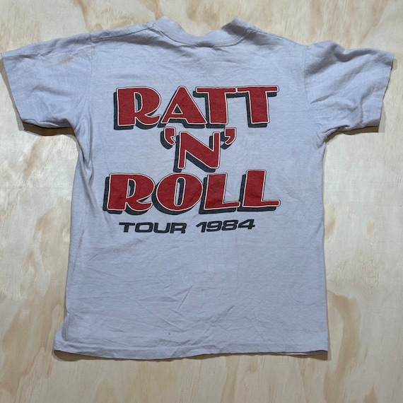 VTG 1984 RARE Ratt N Roll Out Of The Cellar Mikey… - image 8
