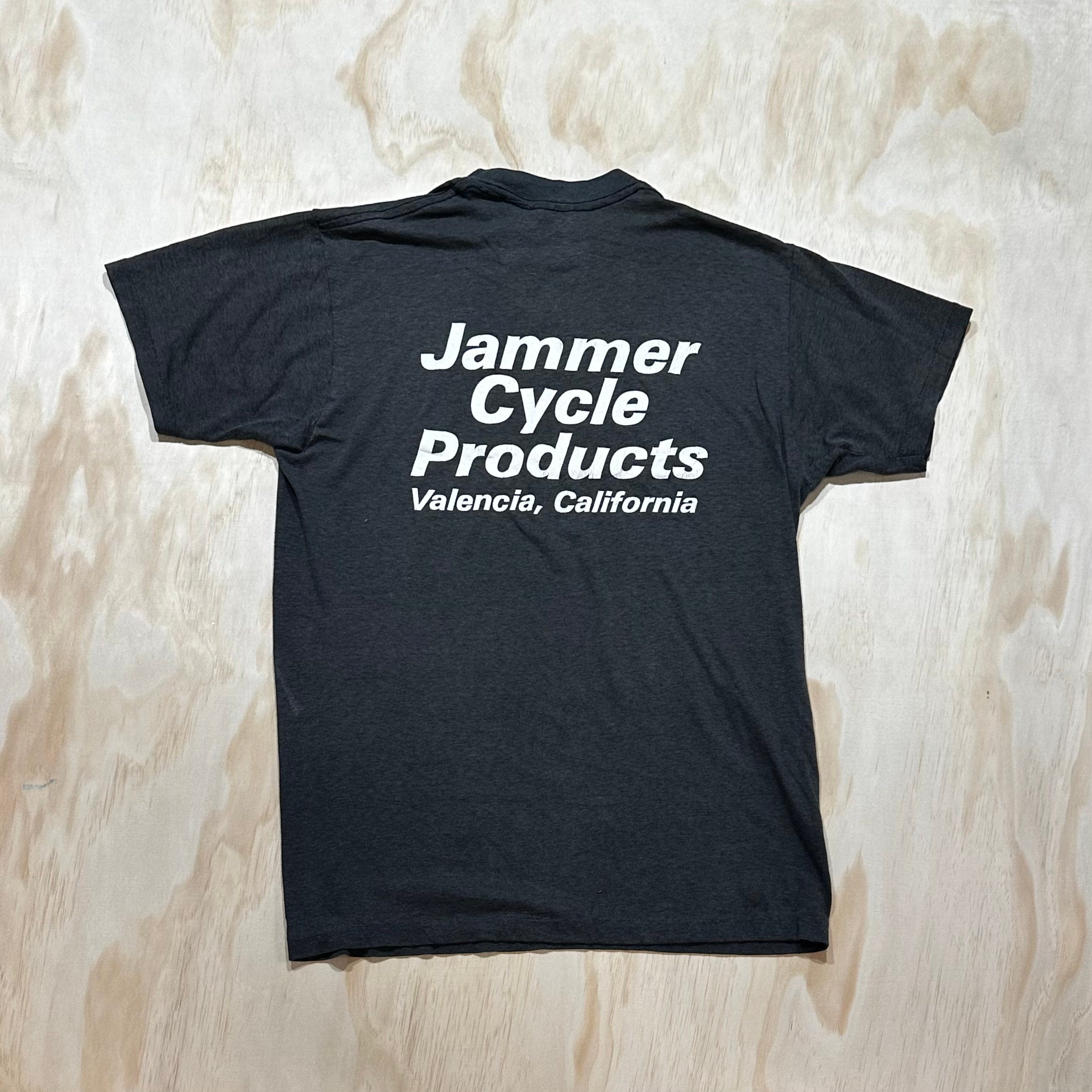 ジャマー バイクTシャツ jammer cycleproducts ヴィンテージ VTG 80's Jammer Cycle Products T-shirt - Etsy