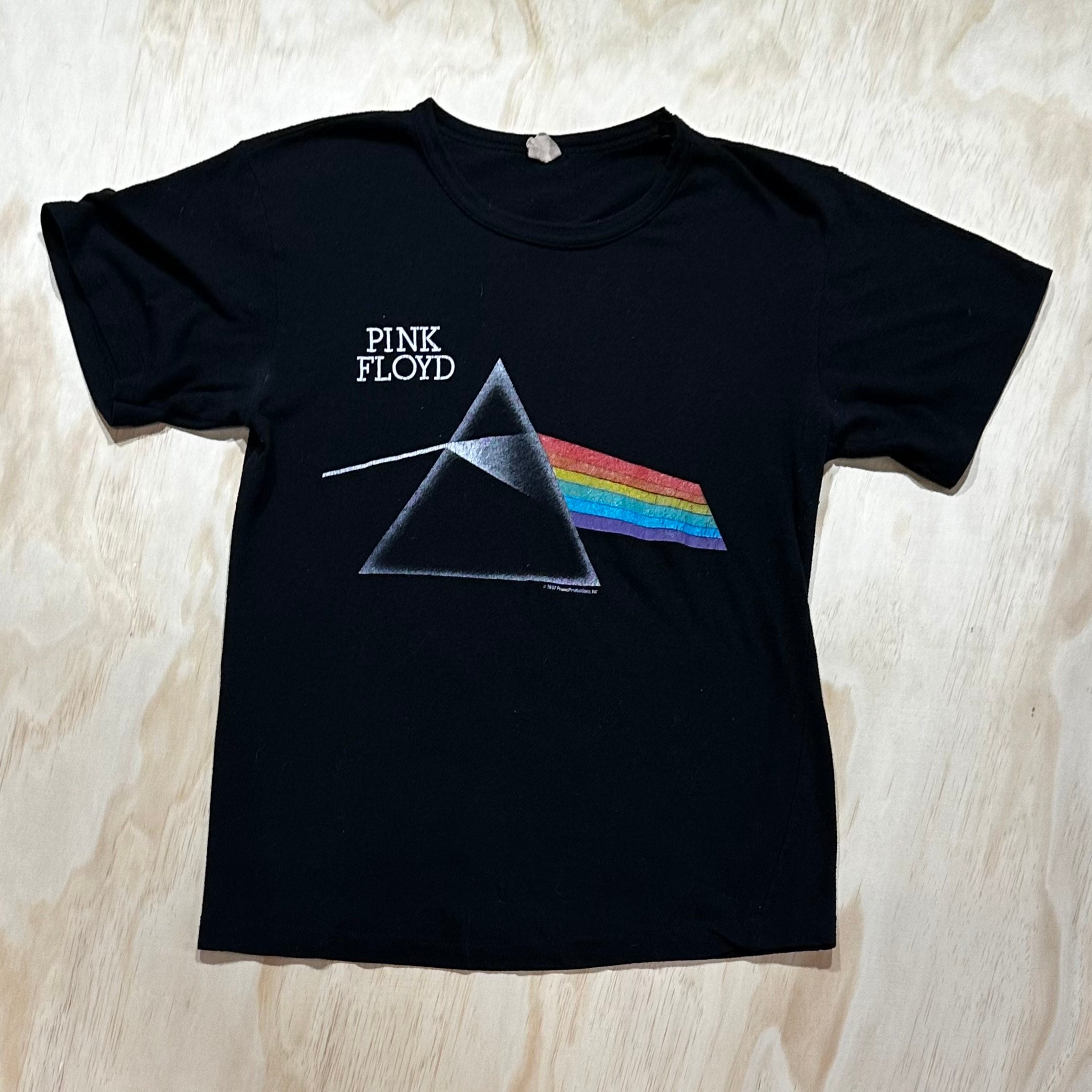 ミュージシャン 1987 Pink Floyd Promotional Baseball T ミュージシャン 1987 Pink Floyd Promotional Baseball T 1987