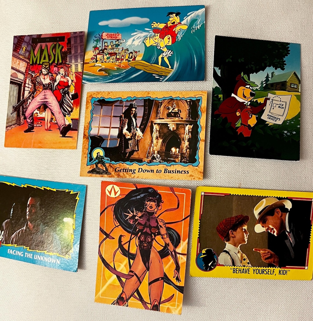 Assorted 1990s Collectors’ Trading Cards;ghostbusters, Hanna Barbera ...