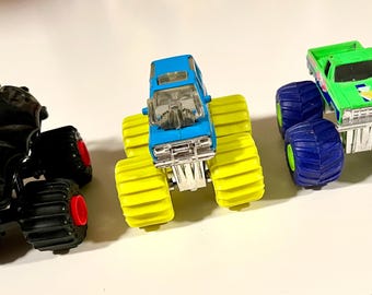 3 vintage Monster Trucks
