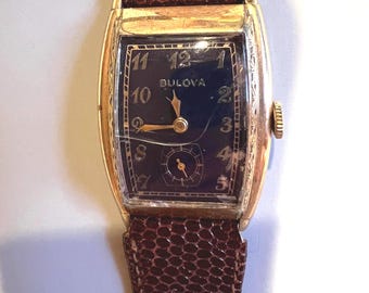 Reloj Bulova vintage para hombre, 17 joyas