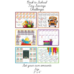 Tiny / Mini School Saving Challenges