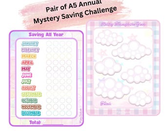 A5 Mystery Saving Challenges / Budgeting / Annual Savings