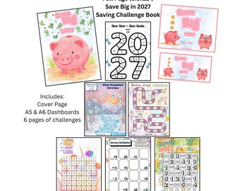 Save Big in 2027 Saving Challenge Book / Budgeting
