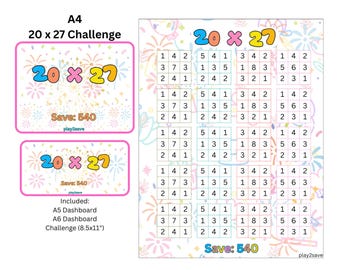 Full Page (A4) Saving Tracker / Challenge / Budgeting