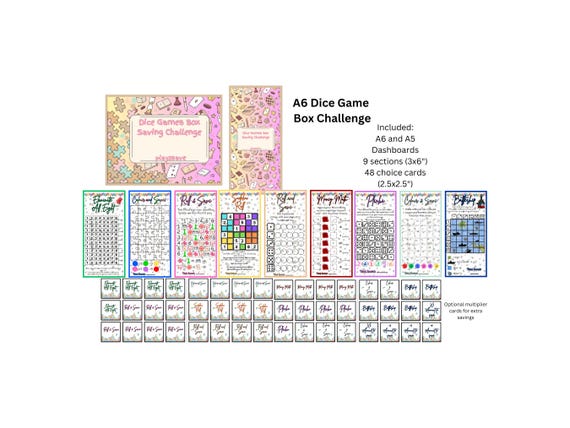 Dice Game Box Saving Challenge