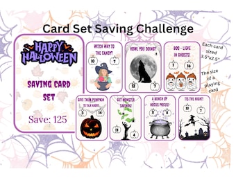 Halloween Themed Saving Card Set for Any Budget
