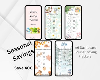 A6 Seasons Saving Challenge to Save 400