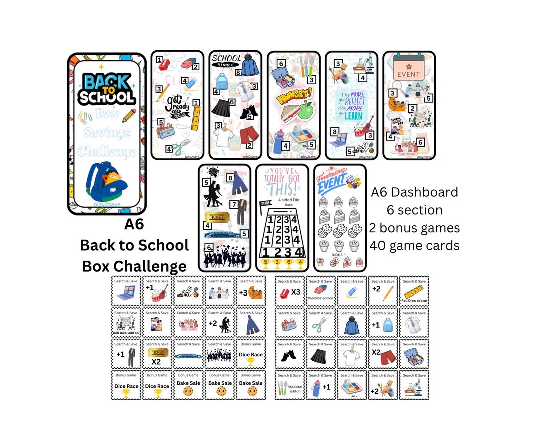 Back to School Box Challenge for Any Budget - Etsy
