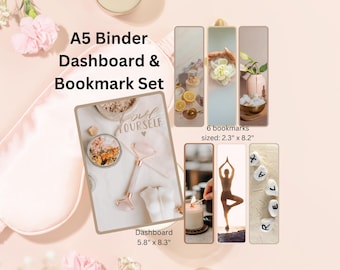 Ensemble de tableau de bord et de signets A5 Relax Binder