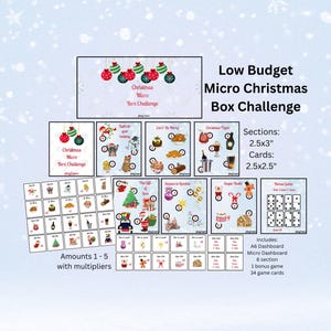 Weihnachts-Micro-Box-Spar-Challenge mit kleinem Budget