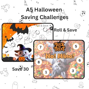 A5 Halloween Low Budget Saving Challenges